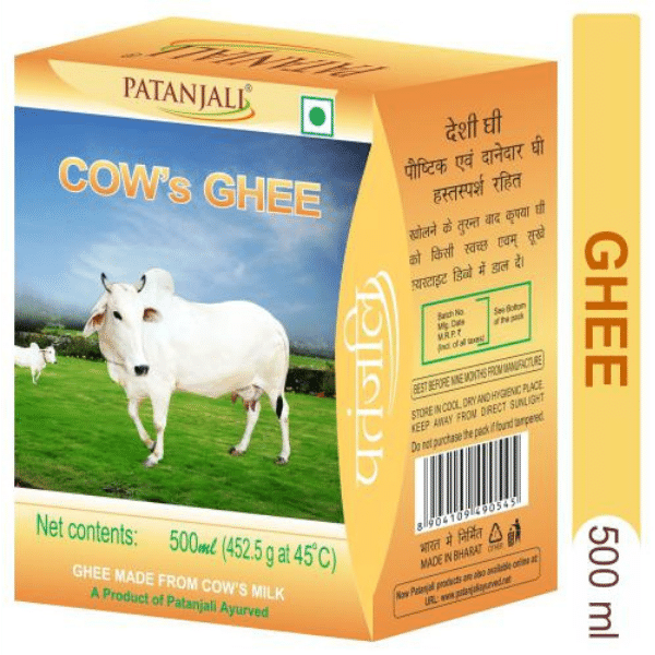 Patanjali Cow's Ghee 500 ML
